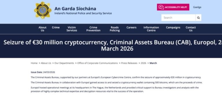 Cracked: How Irish Crypto Authorities Finally Moved 500 ‘Inaccessible’ Bitcoin Cracked: How Irish Crypto Authorities Finally Moved 500 ‘Inaccessible’ Bitcoin