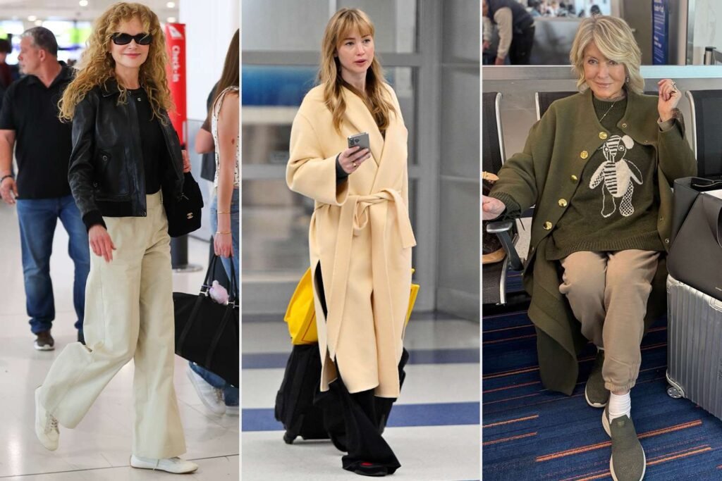Nicole Kidman, Jennifer Garner, and More Stars Are Opting for Comfy Travel Looks You Can Wear Beyond the Airport