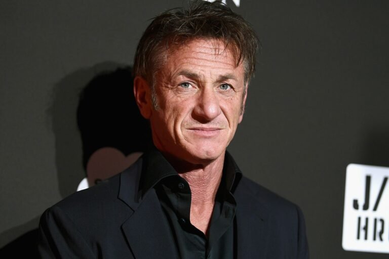Sean Penn Receives Honorary Oscars Statuette Made of War-Damaged Train Metal from Ukraine