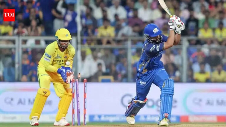 103-run hammering: CSK hand MI their biggest IPL defeat as Sanju Samson, spinners lead rout | Cricket News