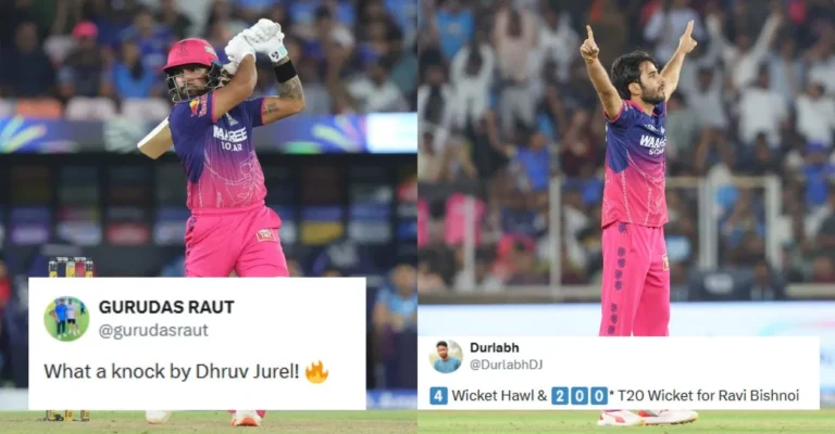 Fans go gaga as Dhruv Jurel’s explosive innings and Ravi Bishnoi’s 4-wicket haul humble Gujarat Titans in IPL 2026 thriller Fans go gaga as Dhruv Jurel’s explosive innings and Ravi Bishnoi’s 4-wicket haul humble Gujarat Titans in IPL 2026 thriller