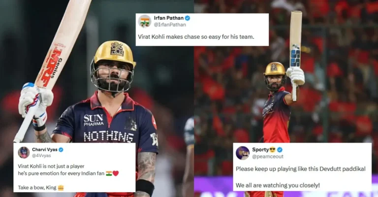 Fans go wild as Virat Kohli and Devdutt Padikkal’s heroics guide RCB to a commanding victory over GT in IPL 2026