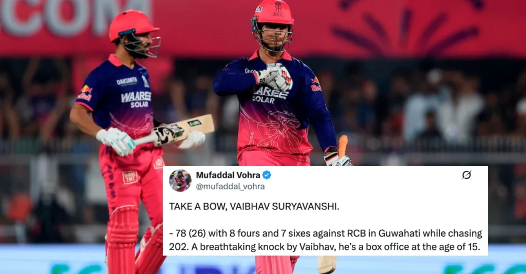 IPL 2026: Fans go berserk as Vaibhav Sooryavanshi and Dhruv Jurel power Rajasthan Royals to extend unbeaten run against RCB