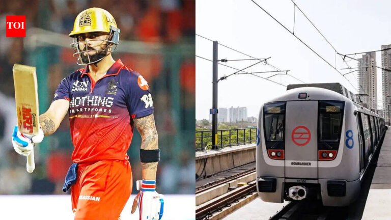 IPL 2026: Virat Kohli fever peaks in Delhi; Metro offers big relief on DC vs RCB match day | Cricket News
