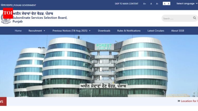 PSSSB Excise Inspector Recruitment 2026: Application window reopens for 197 posts, apply before this date