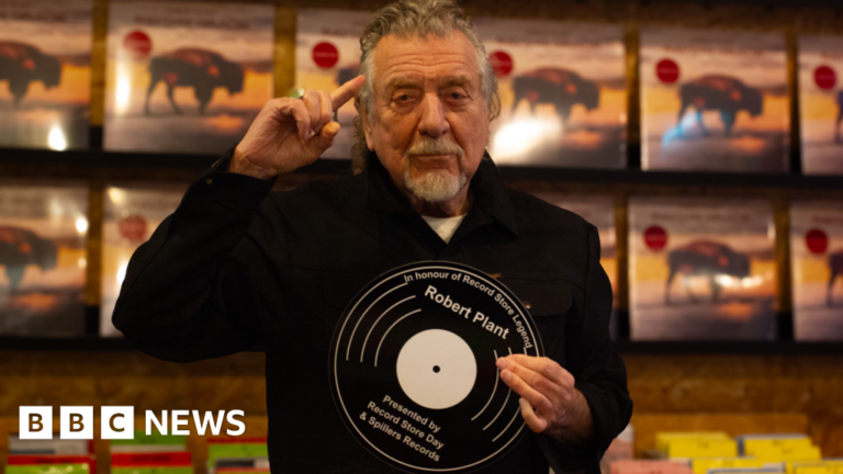 Whole lotta love for Led Zeppelin star given plaque