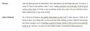 Ador: Market Understands