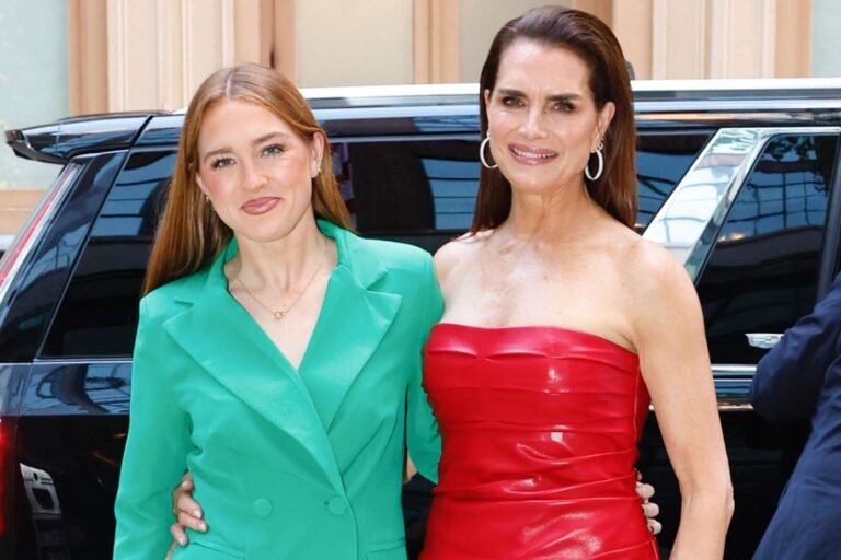 Brooke Shields and Her Daughter Rowan Step Out in Mother-Daughter Monochrome Looks in N.Y.C.