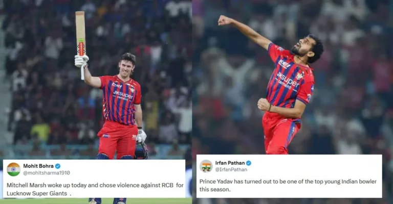 Fans erupt Mitchell Marsh’s stunning century and Prince Yadav’s brilliant spell guide LSG to a memorable win over RCB in IPL 2026