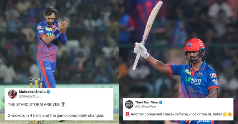 Fans erupt as Mitchell Starc and KL Rahul power DC to an emphatic victory over RR in IPL 2026 Fans erupt as Mitchell Starc and KL Rahul power DC to an emphatic victory over RR in IPL 2026