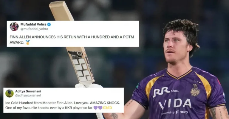 Fans go gaga as Finn Allen’s explosive century takes KKR to a dominant win over DC in IPL 2026