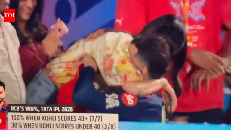 Ipl 2026: Virat Kohli rushes to hug Anushka Sharma after RCB storm into IPL 2026 final; fans call it ‘pure love’ | Hindi Movie News