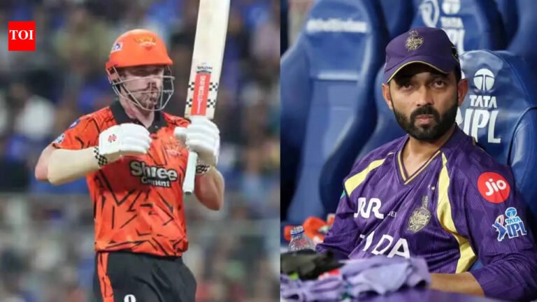 KKR vs SRH Live Score, IPL 2026: Ajinkya Rahane marshals KKR as they brace for Sunrisers batting assault
