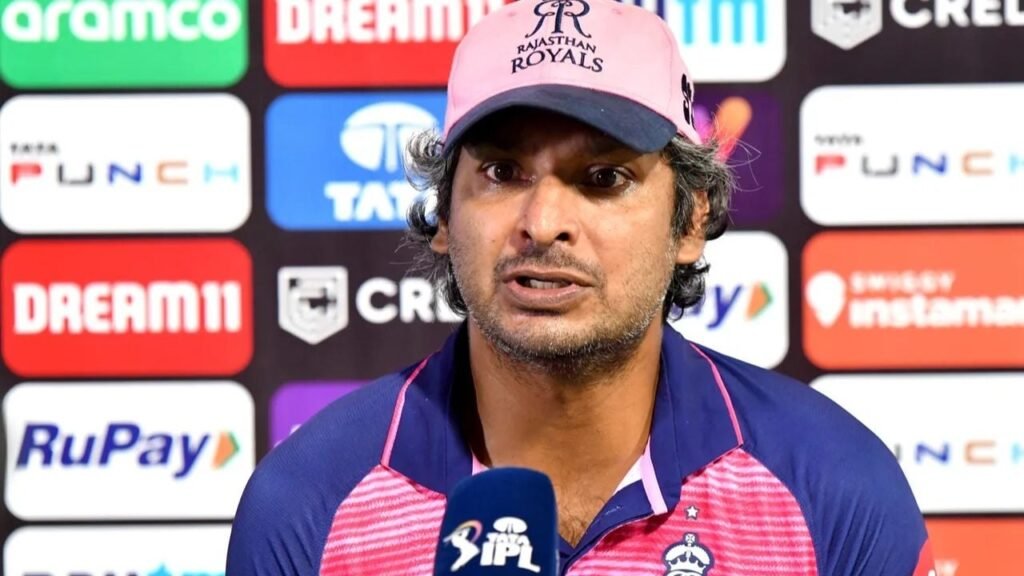 Kumar Sangakkara blames new LED lights for RR fielders’ struggle with catches