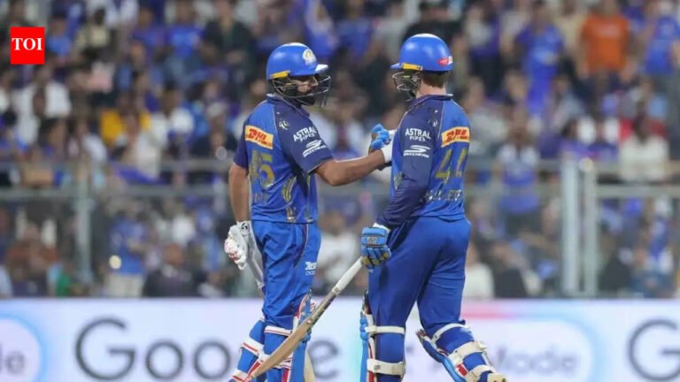 MI win battle of bursts vs base: Rohit Sharma-Ryan Rickelton script Mumbai’s highest IPL chase | Cricket News
