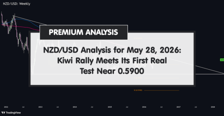 NZD/USD Analysis for May 28, 2026: Kiwi Rally Meets Its First Real Test Near 0.5900 NZD/USD Analysis for May 28, 2026: Kiwi Rally Meets Its First Real Test Near 0.5900