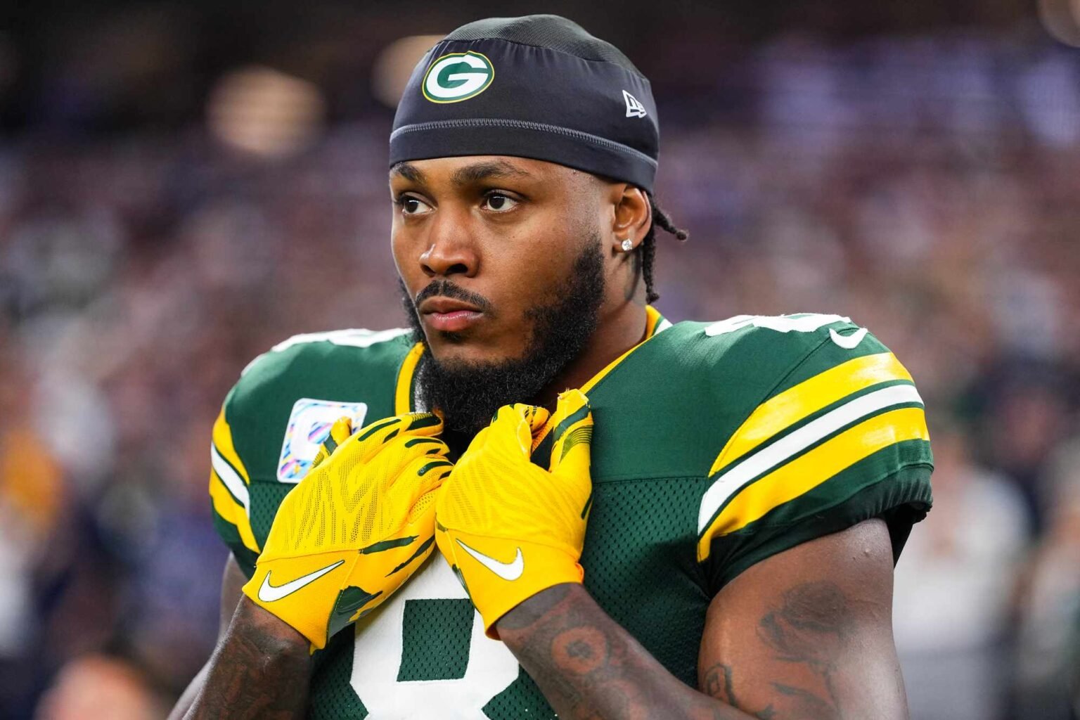 Packers' Josh Jacobs Arrested After Alleged Domestic Violence Incident, Charged with Battery and Strangulation