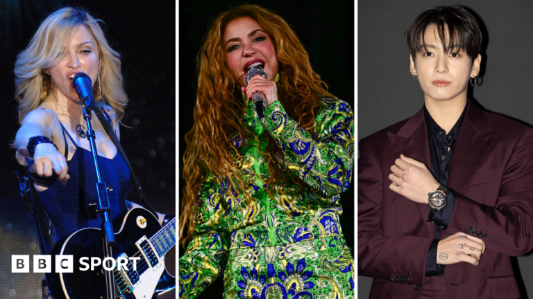 World Cup half-time show: Madonna, Shakira and K-pop’s BTS to headline
