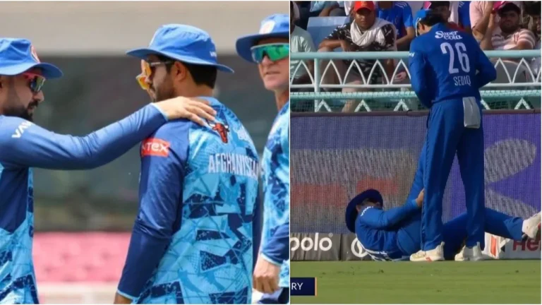 Darwish Rasooli leaves field on stretcher after nasty injury in IND vs AFG clash