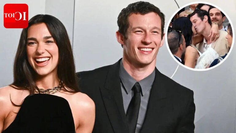 Dua Lipa and Callum Turner pack on the PDA at pre-wedding cocktail party in Italy; Charli XCX, Joe Alwyn, and other stars attend |