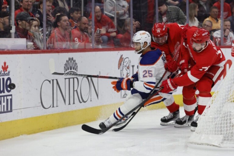 Dylan Larkin and Darnell Nurse