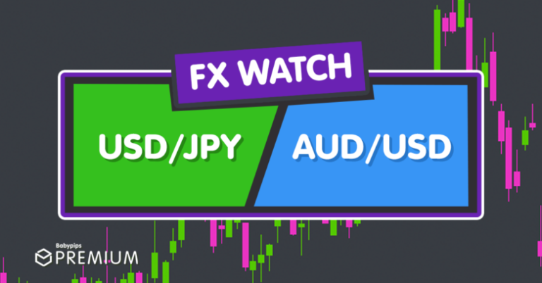 FX Watch: USD/JPY and AUD/USD Trend Channels for an ISM Services PMI Beat