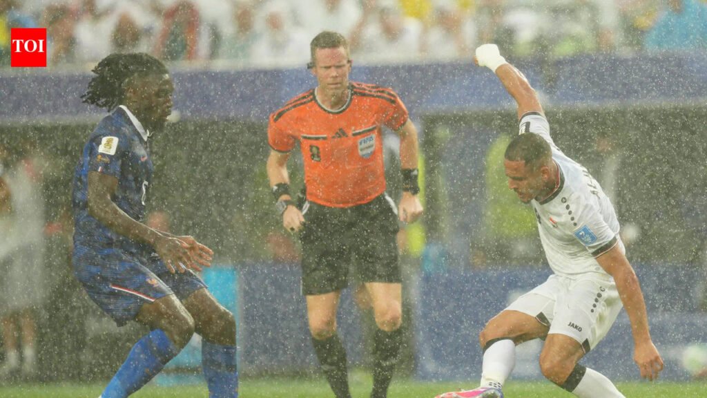 France vs Iraq, FIFA World Cup 2026 Live Score: Fans clear stands as second half delayed due to lightning and heavy rain in Philadelphia France vs Iraq, FIFA World Cup 2026 Live Score: Fans clear stands as second half delayed due to lightning and heavy rain in Philadelphia