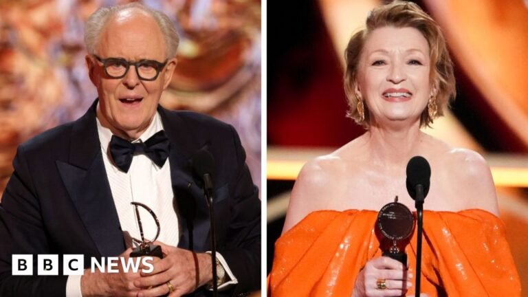 John Lithgow and Lesley Manville lead Tony Award winners