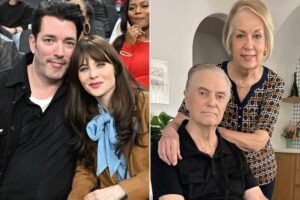 Jonathan Scott Celebrates Parents’ 60th Wedding Anniversary and Jokes He and Fiancée Zooey Deschanel Have 'Serious Catching Up to Do' Jonathan Scott Celebrates Parents’ 60th Wedding Anniversary and Jokes He and Fiancée Zooey Deschanel Have 'Serious Catching Up to Do'