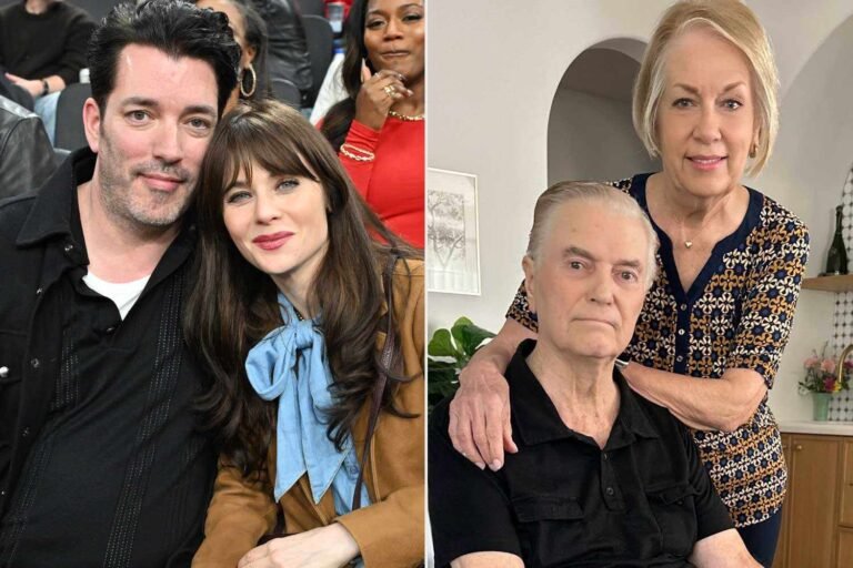 Jonathan Scott Celebrates Parents’ 60th Wedding Anniversary and Jokes He and Fiancée Zooey Deschanel Have 'Serious Catching Up to Do'