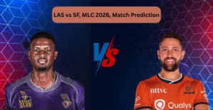 LAS vs SF, MLC 2026, Match Prediction: Who will today’s game between Los Angeles Knight Riders and San Francisco Unicorns?
