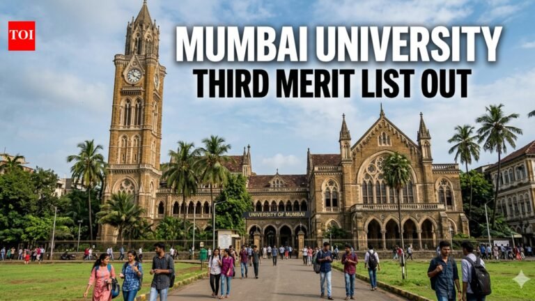 Mumbai University Third Merit List Out: Check cut off fot BA, BCom, BSc; last date and process for admission