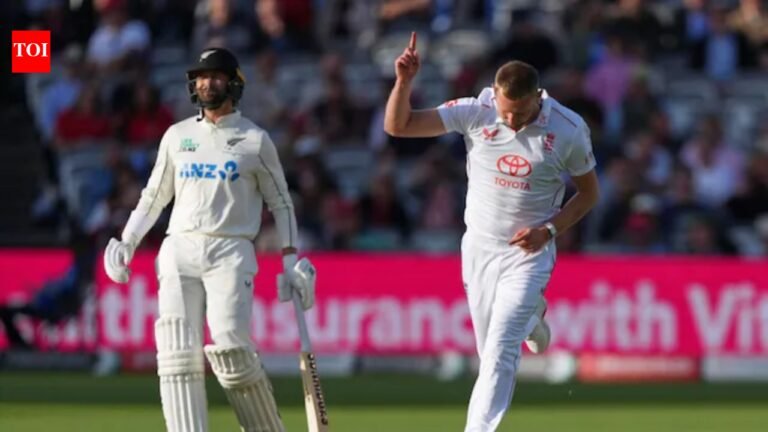 New Zealand 36/3 in 11.5 Overs | ENG vs NZ Live Score, 1st Test 2026: Ben Stokes’ England on brink of Lord’s win as rain threatens day 3 finale