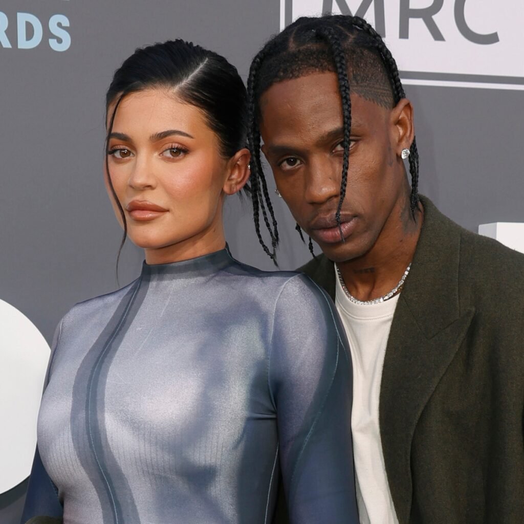 Travis Scott Brings His, Kylie Jenner’s Kids Stormi & Aire to World Cup