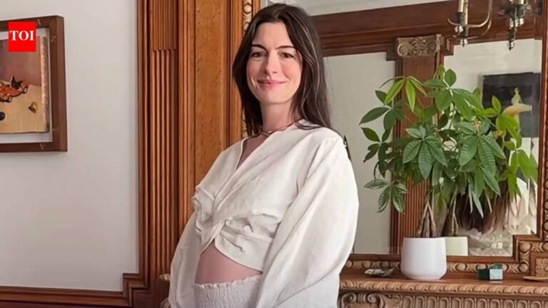Anne Hathaway says she was ‘shocked’ to learn she was pregnant with baby No. 3: ‘We’re calling this one our buzzer-beater’ |