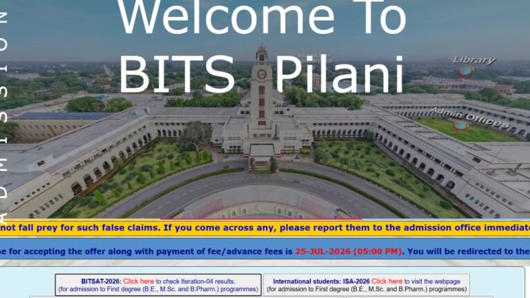 BITSAT 2026 iteration 4 result released at bitspilaniedu.com: Direct link to download here BITSAT 2026 iteration 4 result released at bitspilaniedu.com: Direct link to download here