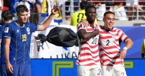 Balogun strikes on stroke of half-time to put USA on course for last 16 Balogun strikes on stroke of half-time to put USA on course for last 16