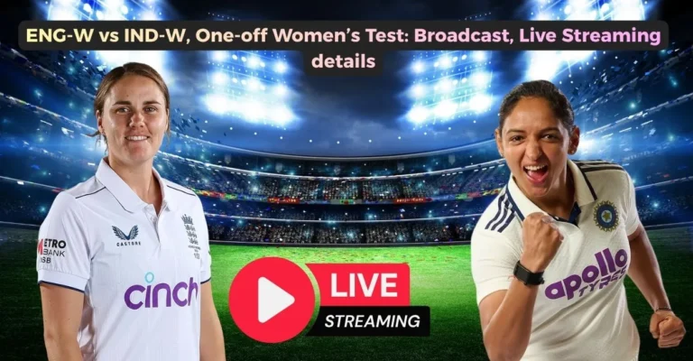 ENG-W vs IND-W, One-off Test: Broadcast, Live Streaming details – When and where to watch in India, Australia, USA & other countries ENG-W vs IND-W, One-off Test: Broadcast, Live Streaming details – When and where to watch in India, Australia, USA & other countries