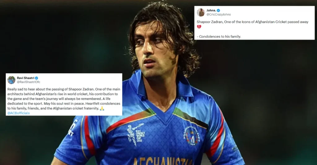 Fans pay heartfelt tribute as former Afghanistan pacer Shapoor Zadran passes away at 38 Fans pay heartfelt tribute as former Afghanistan pacer Shapoor Zadran passes away at 38