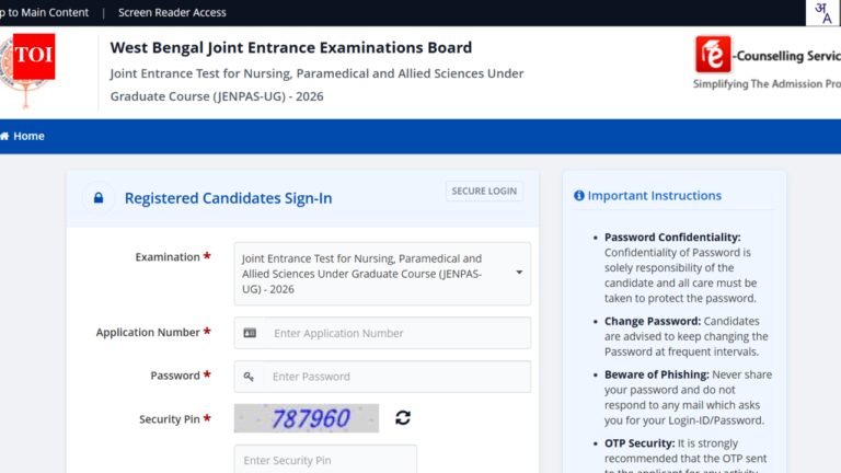 JENPAS UG result 2026 declared at wbjeeb.nic.in; rank cards available, counselling schedule to be announced soon JENPAS UG result 2026 declared at wbjeeb.nic.in; rank cards available, counselling schedule to be announced soon