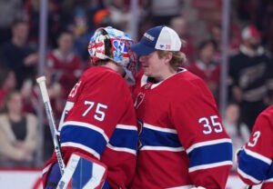 Montreal Canadiens, Kirby Dach, and Sam Montembeault
