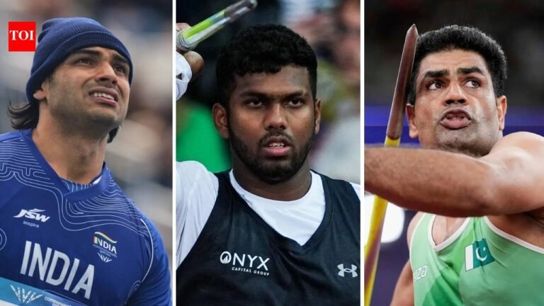 Neeraj Chopra through, but how far did Arshad Nadeem and Tharanga Pathirage throw in CWG javelin qualification? | Commonwealth Games News Neeraj Chopra through, but how far did Arshad Nadeem and Tharanga Pathirage throw in CWG javelin qualification? | Commonwealth Games News
