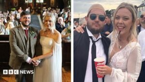 Newlyweds from St Helens celebrate with thousands of Pitbull fans Newlyweds from St Helens celebrate with thousands of Pitbull fans