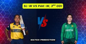 SL-W vs PAK-W, 3rd ODI, Match Prediction: Who will today’s game between Sri Lanka Women and Pakistan Women?