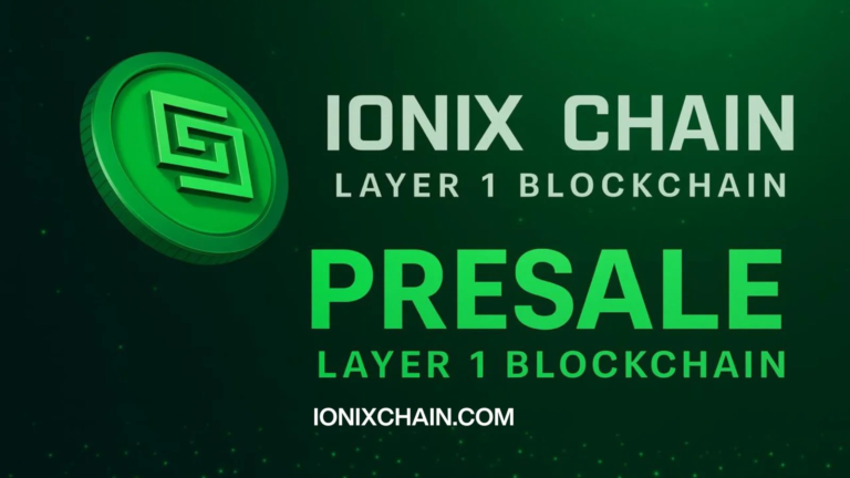 Top Crypto Presale to Buy During the Dip: IONIX Chain ($IONX)