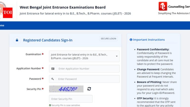 WBJEE JELET result 2026 declared at wbjeeb.nic.in: Direct link to download scorecards here