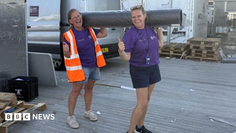 ‘We’ve saved 34 tonnes of food and a carpet from Silverstone’ ‘We’ve saved 34 tonnes of food and a carpet from Silverstone’
