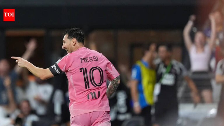 Lionel Messi breaks Leagues Cup record on World Cup return with stunning Inter Miami brace | Football News Lionel Messi breaks Leagues Cup record on World Cup return with stunning Inter Miami brace | Football News