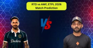 RTD vs AMF, ETPL 2026, Match Prediction: Who will win today’s game between Rotterdam Dockers and Amsterdam Flames? RTD vs AMF, ETPL 2026, Match Prediction: Who will win today’s game between Rotterdam Dockers and Amsterdam Flames?