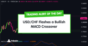 TA Alert of the Day: USD/CHF Flashes a Bullish MACD Crossover